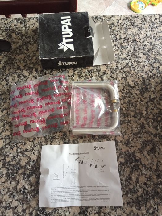 fechadura completa com Puxadores TUPAI em inox