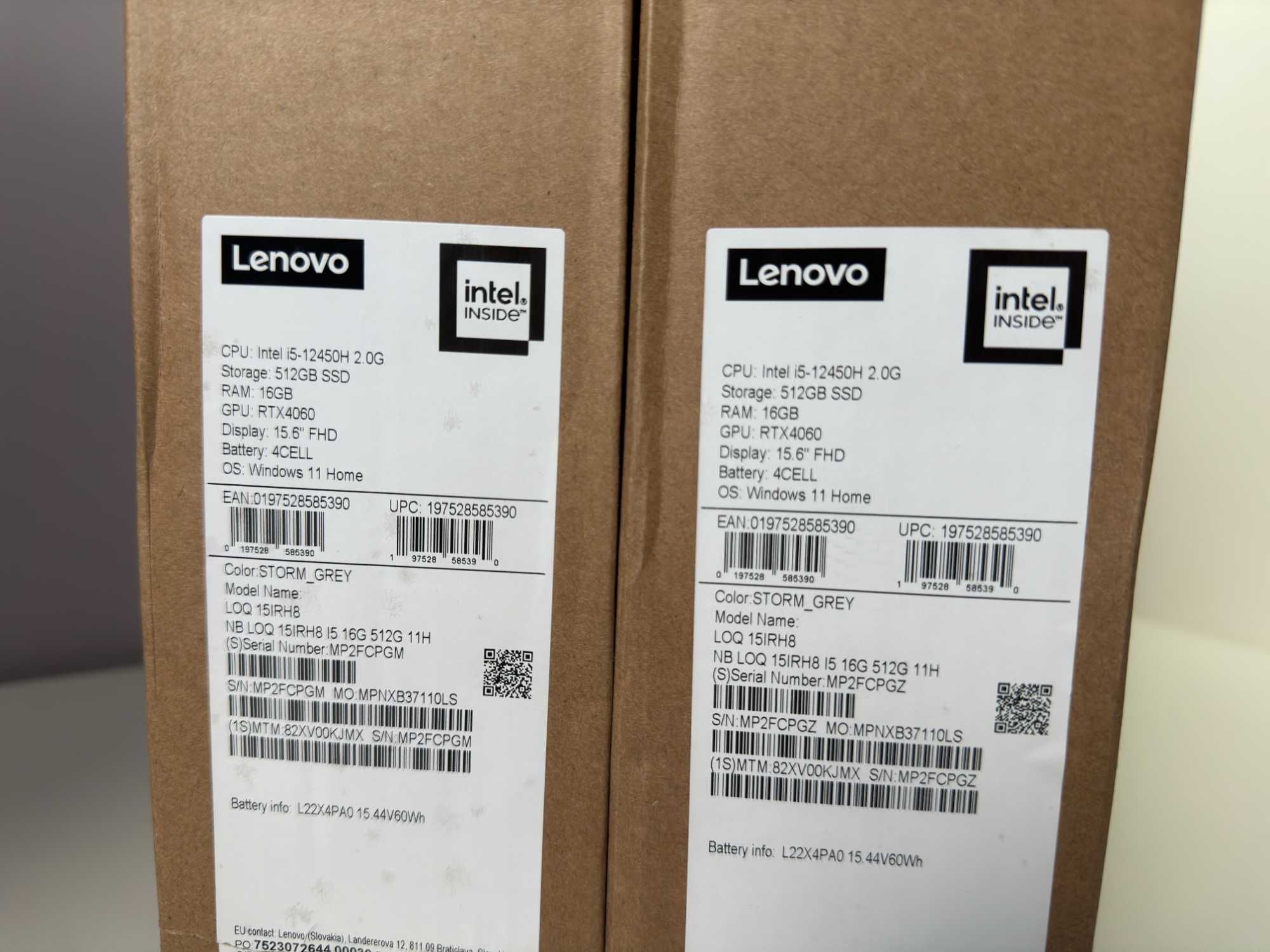 Lenovo LOQ RTX 4060 8Gb i5-12450H RAM 16 Gb SSD 512 Gb