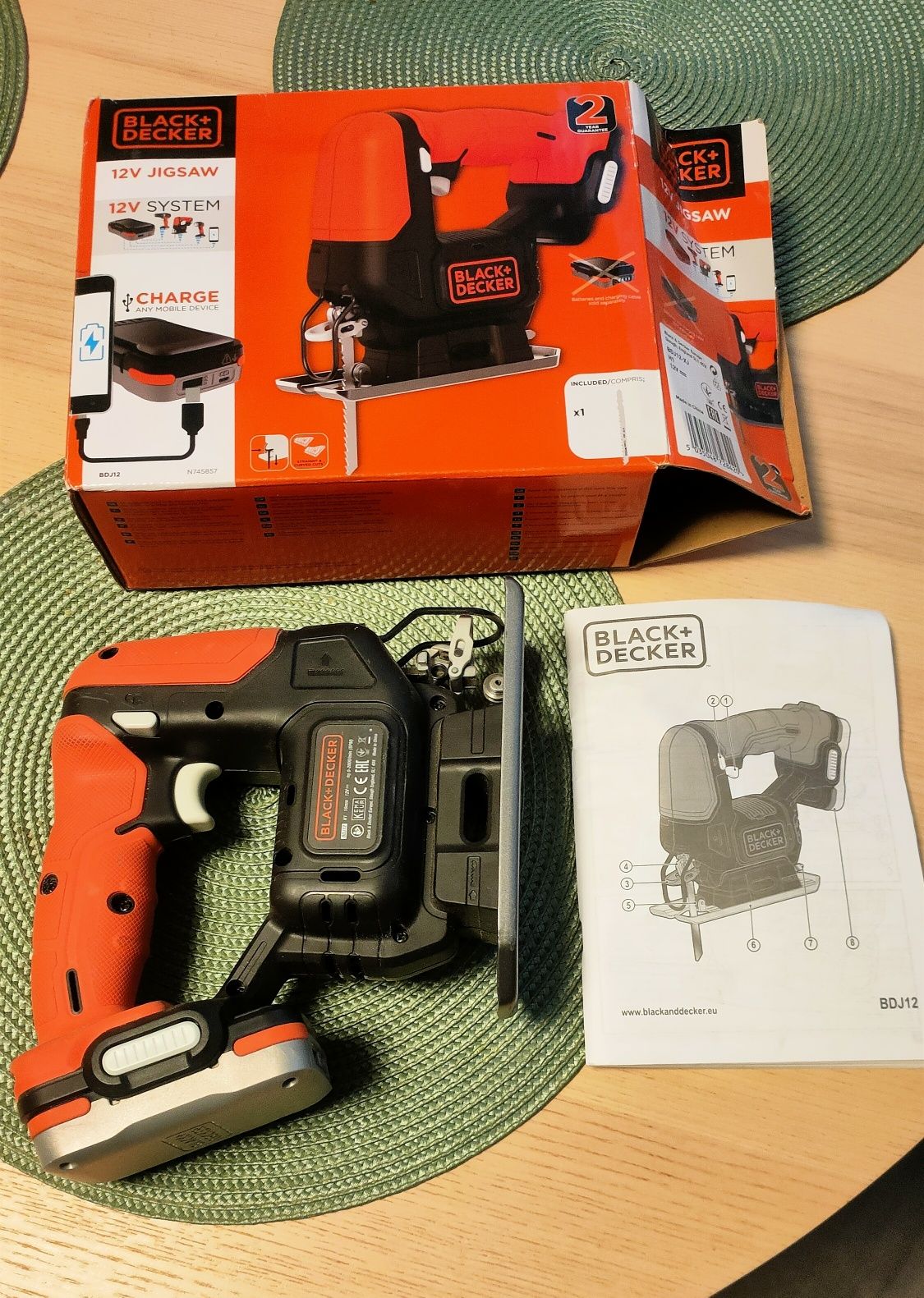 Wyrzynarka Black&Decker BDJ12  Aku nie działa