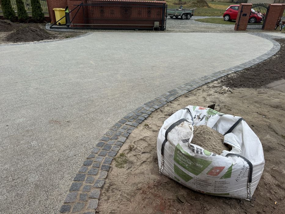 BRUKARSTWO, usługi KOPARKO-ŁADOWARKĄ, utwardzanie terenu