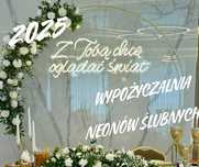 WYPOŻYCZALNIA NAPISÓW LED 2025 - Wynajem neonów ślubnych