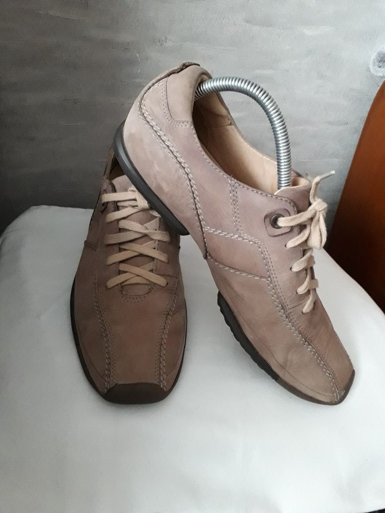 Кожаные мокасины Clark's  оригинал