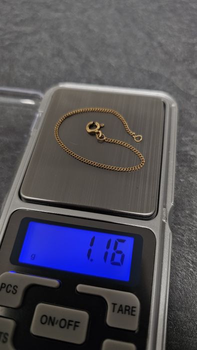 Pulseira de ouro batismo 19,2k (preço fixo)