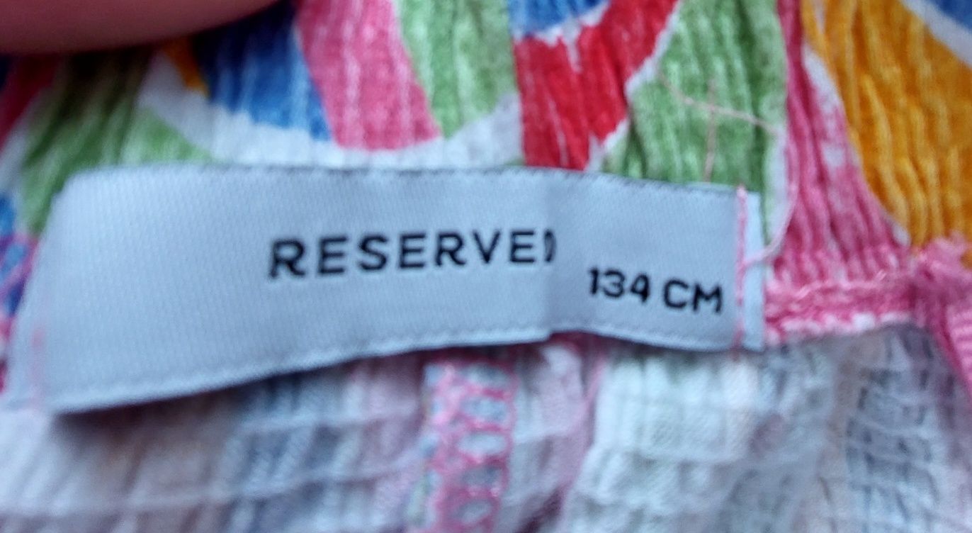 komplet Reserved spòdnica spodnie r.134
