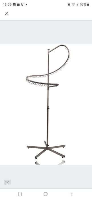 Stojak na ubrania . Sklepowy