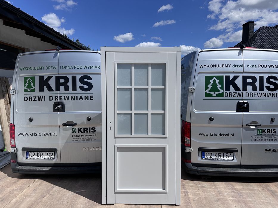 Drzwi zewnętrzne drewniane Na wymiar wejściowe dostawa i montaż Polska
