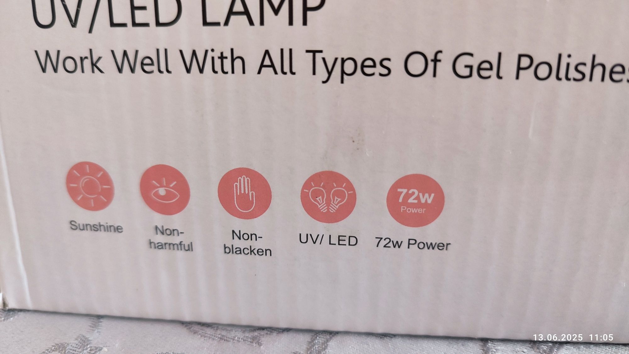 Lampa UV/LED, 36 diod, 72W