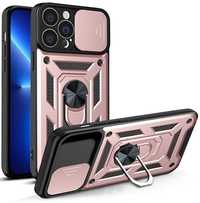 Hybrid Armor Camshield etui iPhone 13 Pro pokrowiec różowy