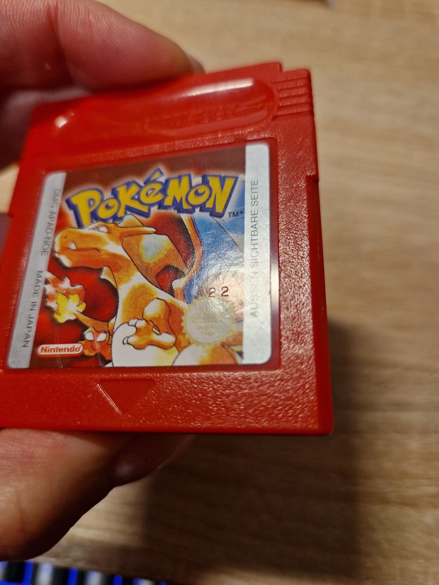 Pokemon Red Edition Game boy Oryginał