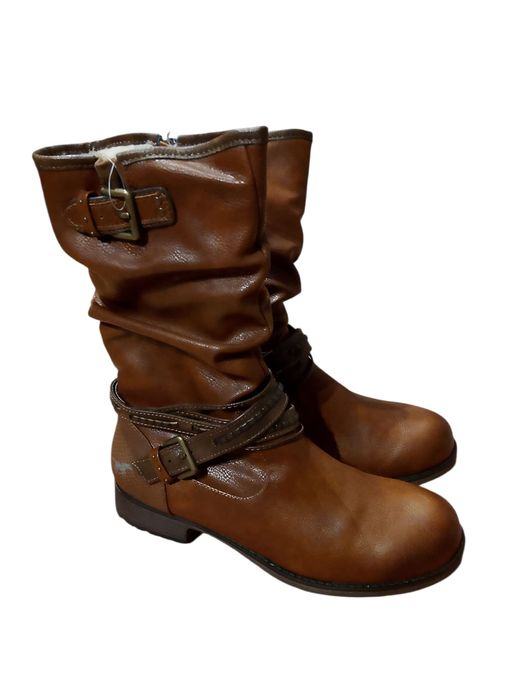 Mustang, nowe, ocieplane oficerki damskie, r. 39