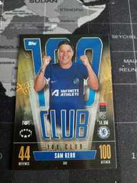 Topps Match attax Extra karta 100 club Sam Kerr.