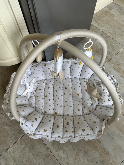 Дитячий розвиваючий килимок-кокон гніздечко 2/1