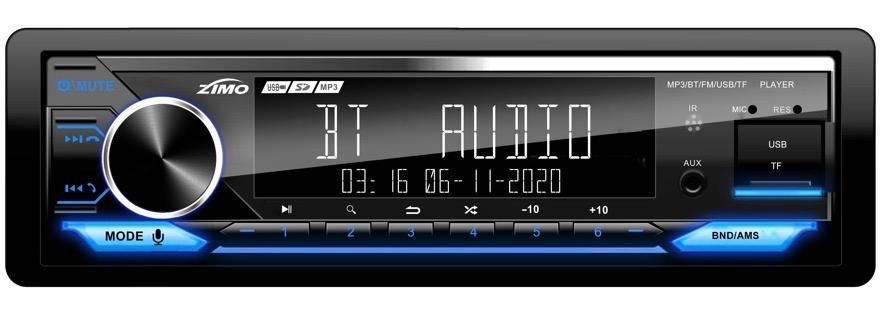 Auto-rádio ZIMO ZM01BT