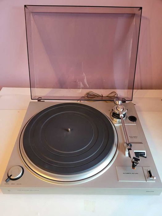 Gramofon Półautomatyczny Philips F7111 - Super Stan