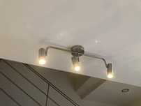 Candeeiro teto 3 iluminacoes