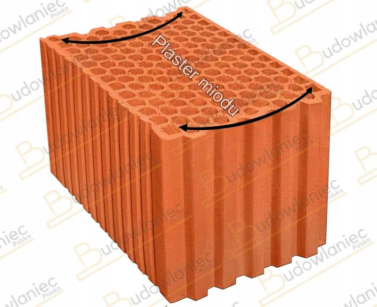 Pustak ceramiczny TERMOton Diament Plus 25 P+W kl.15 dostawa CAŁA PL