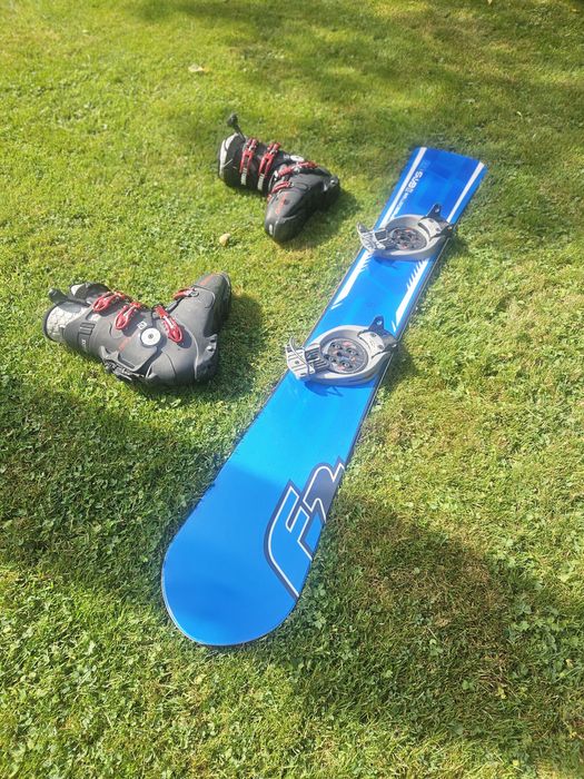 Komplet Deska slalomowa 165 cm F2 Speedster +buty snowboardowe twarde