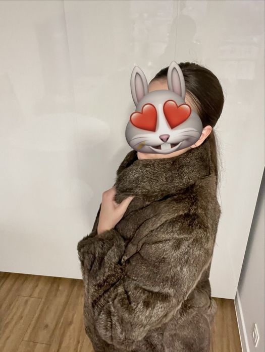 Futro lis. Taupe kolod