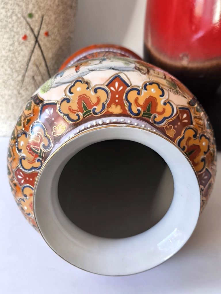 Wazon piękna stara porcelana Chińska sygnowana 30 cm