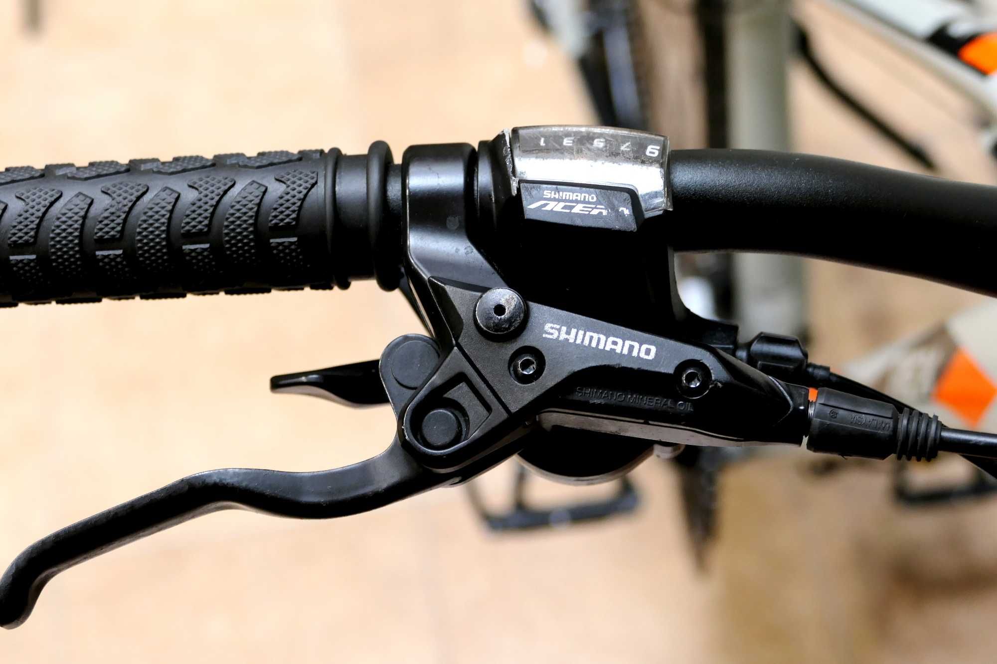 Rower MTB REX, koła 29", alu, ham hydr tarczowe,amo, Shimano DEORE,3X9