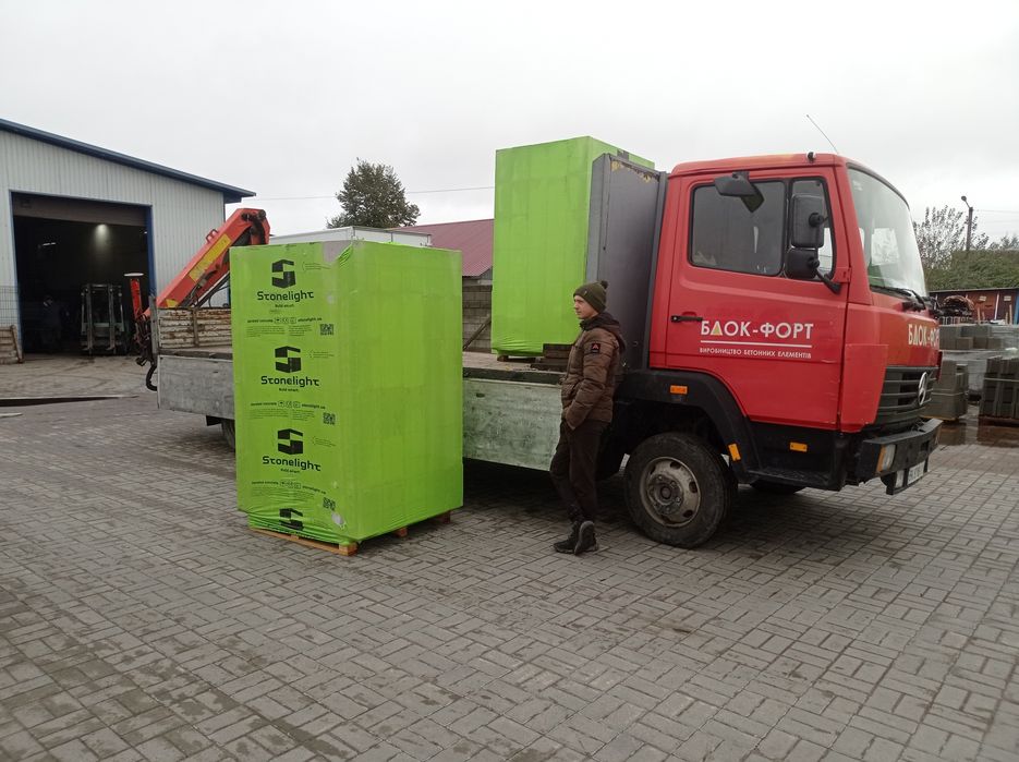 Блок на паркан Блок з відсіву Газоблоки Бруківка Цегла Пічна Газоблоки