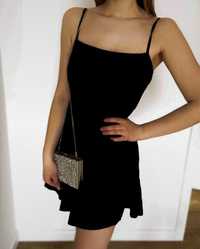 Sukienka czarna na ramiączkach klasyczna F&F jak nowa