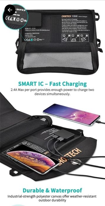 Ładowarka solarna USB panel solarny