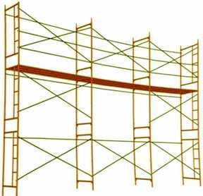 Леса строительные. Полегшені. Вишки тури. Риштування будівельне.
