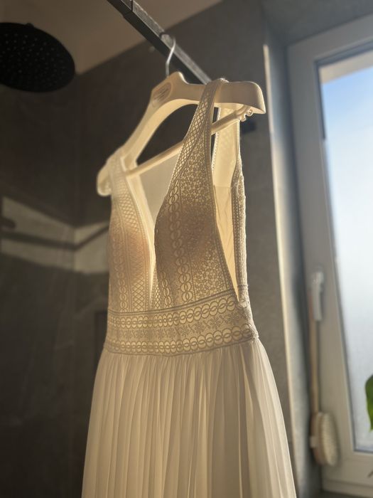 Suknia ślubna 36 | boho | zwiewna | wloska