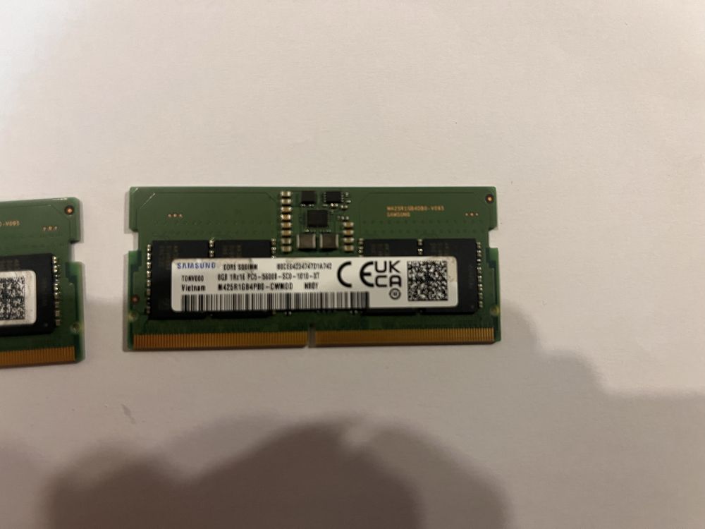 Оперативна памʼять samsung DDR5 2x8 gb 5600 Mhz