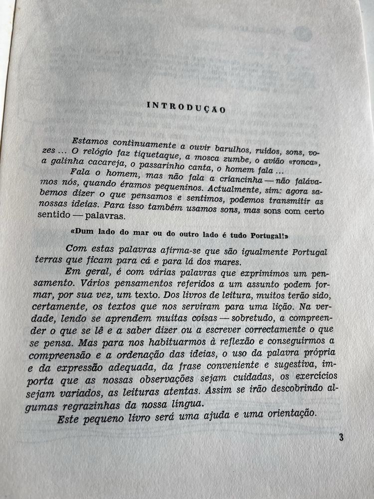 Gramática antiga Ensino Primário 4a Classe 1968