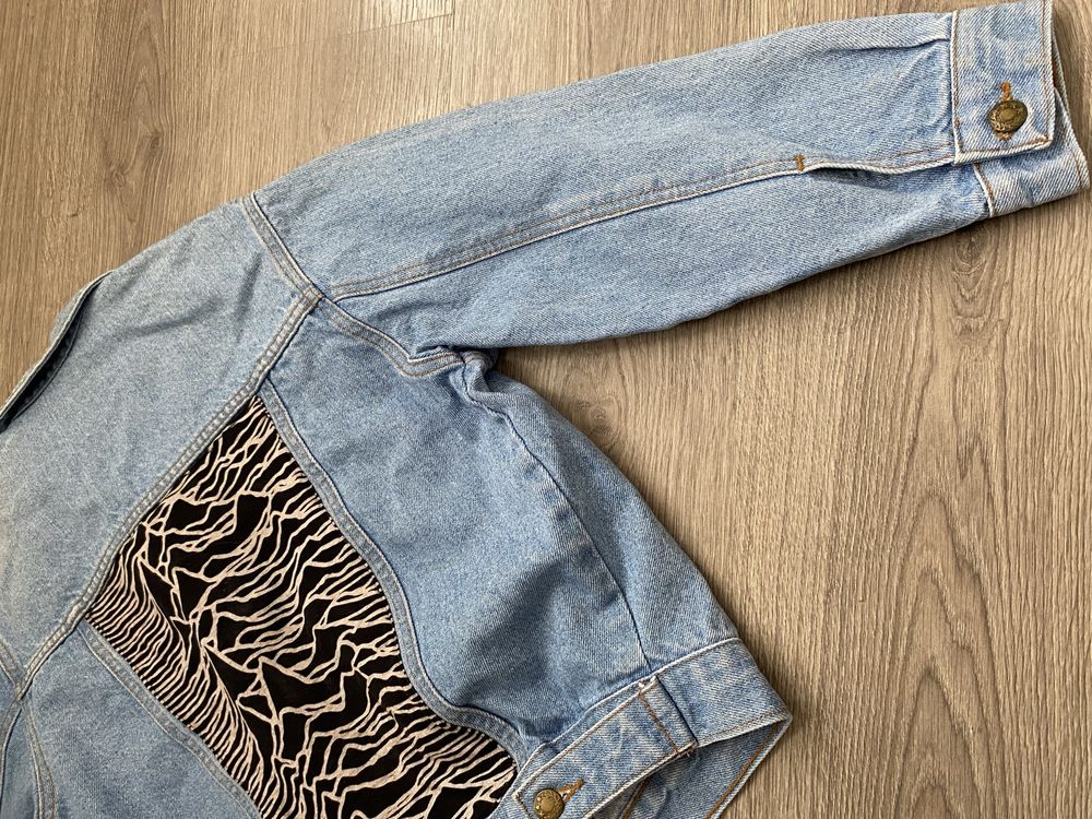 Куртка джинсова вінтаж вінтажна джинсовка мерч Joy Division