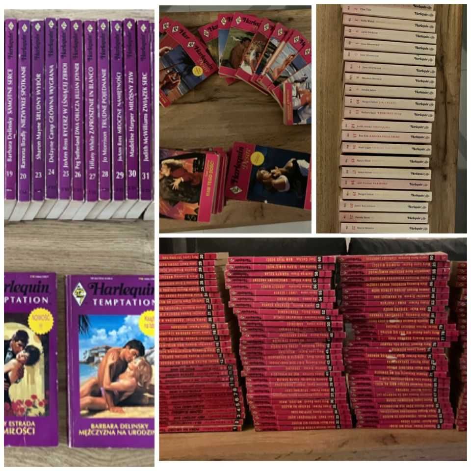 Seria różowa książek Harlequin Desire – 119 sztuk, 1 zł/1 szt