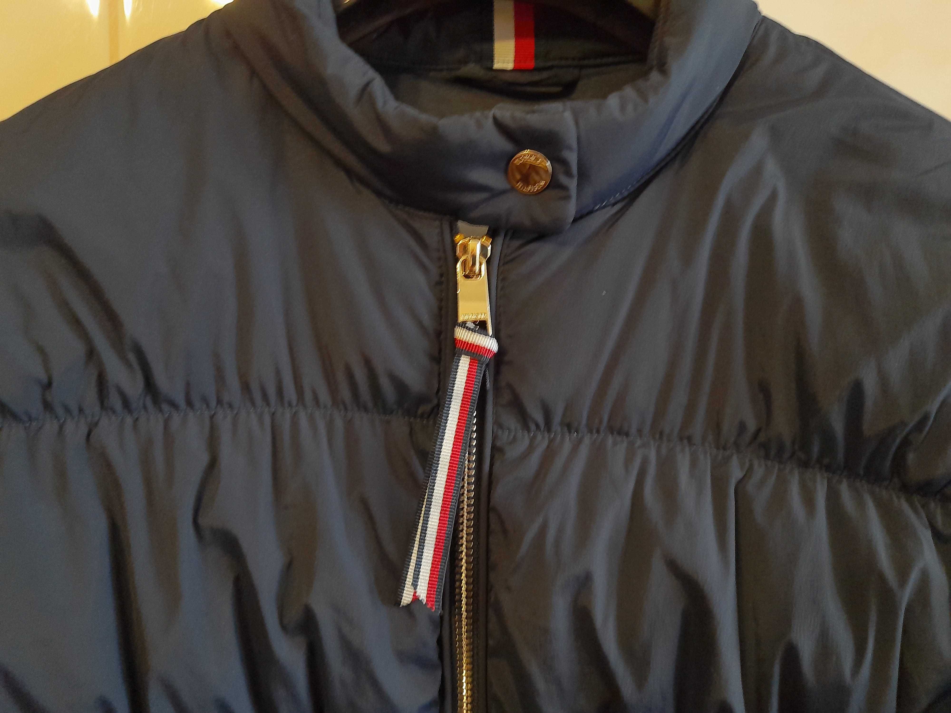 Оригинал Tommy Hilfiger Miranda женский  темно-синий пуховик, S