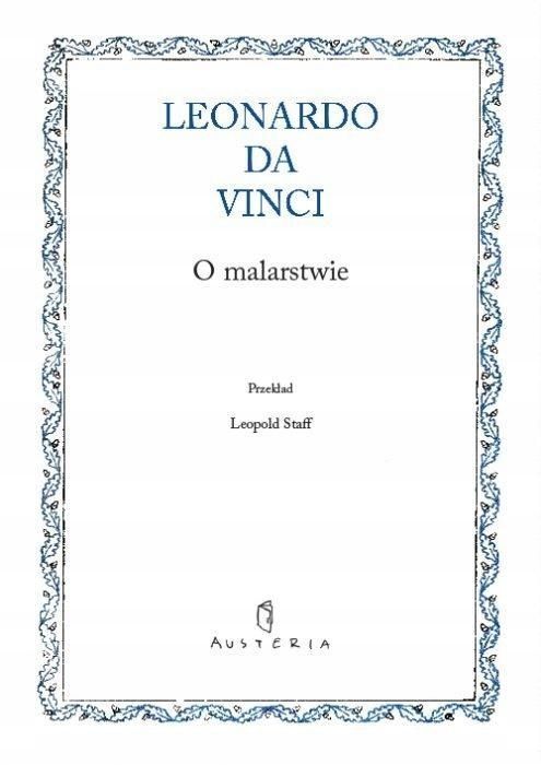 O Malarstwie, Leonardo Da Vinci