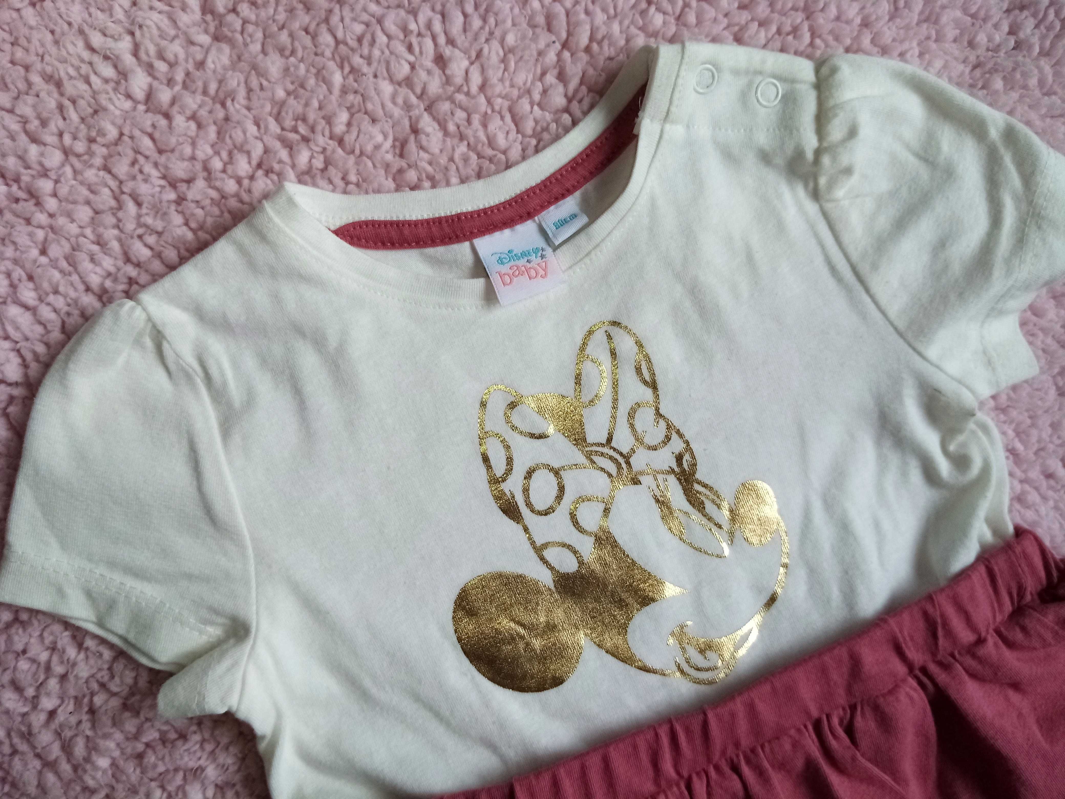 Sukienka Minnie Disney świąteczna falbanki r. 80