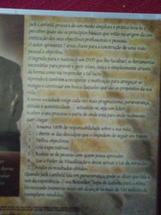 O SEGREDO Para O SUCESSO - Jack Canfield -DVD