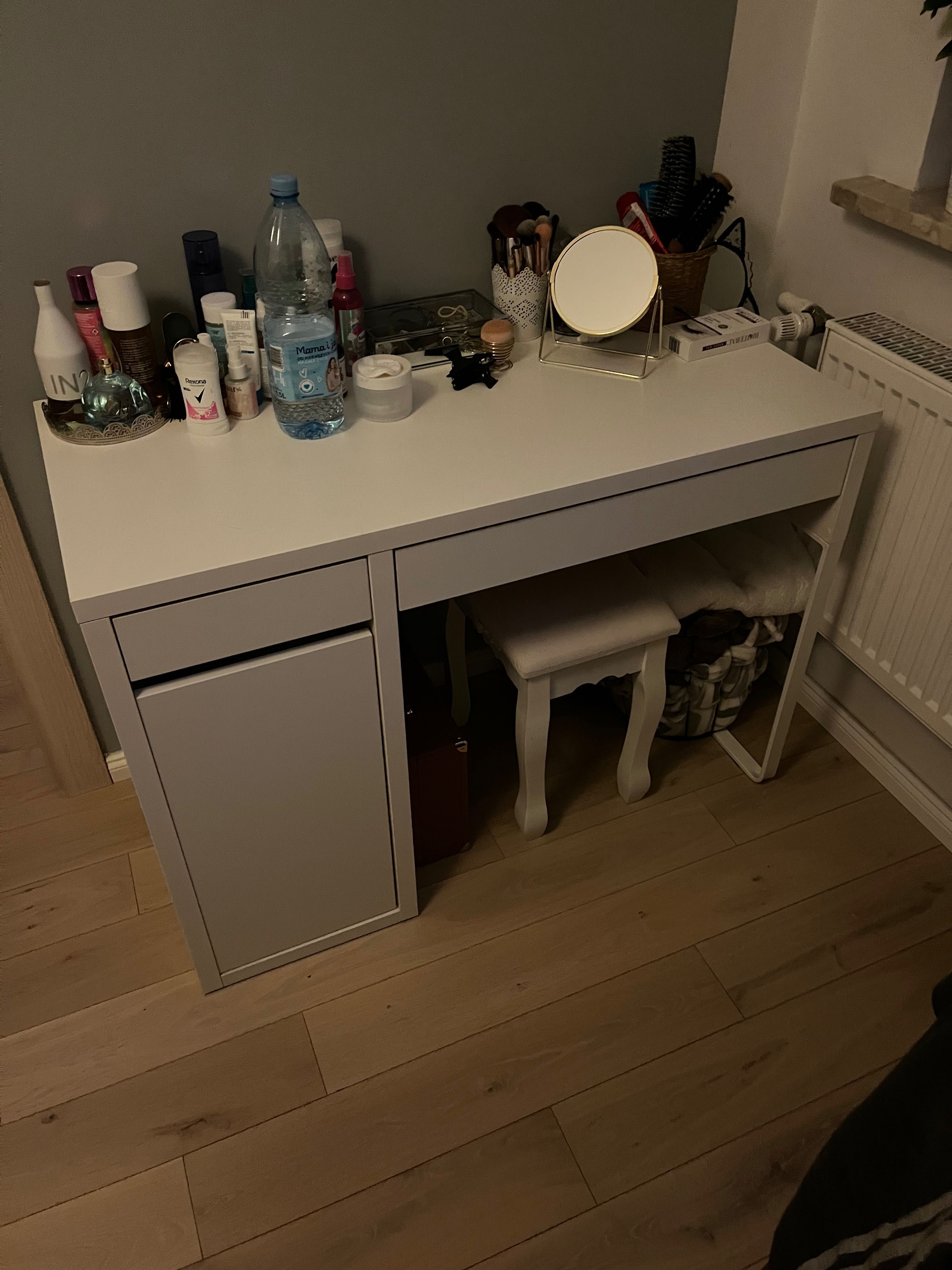 REZERWACJA Biurko białe Ikea toaletka