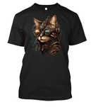 Koszulka Koszulka steam punk cat, kot