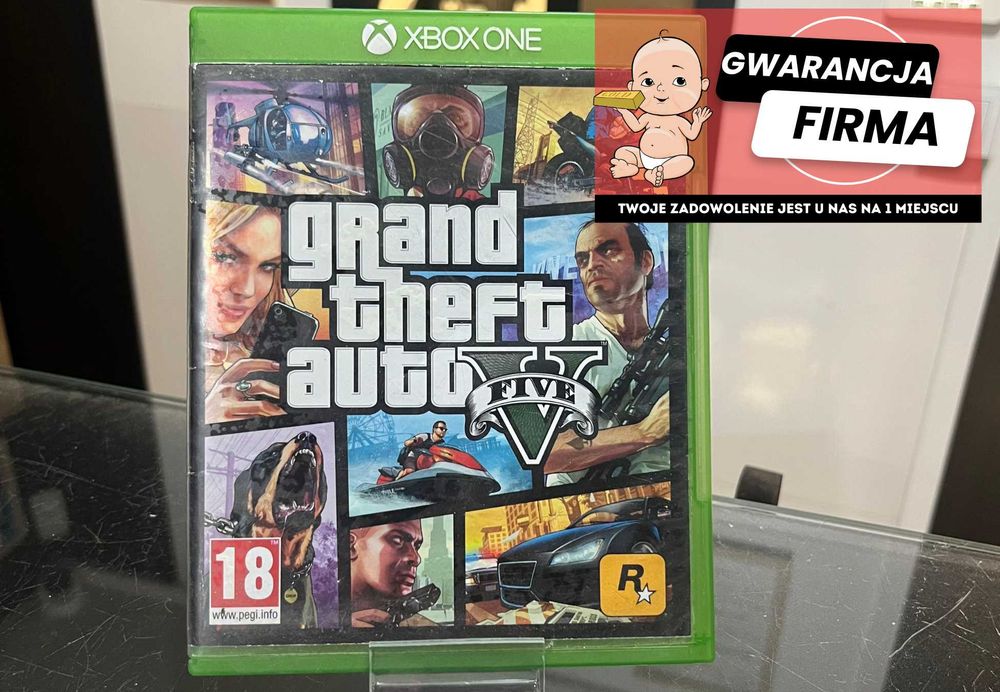 Gra XBOX ONE Grand Theft Auto V | Używana | Sprawna | Polska Wersja |