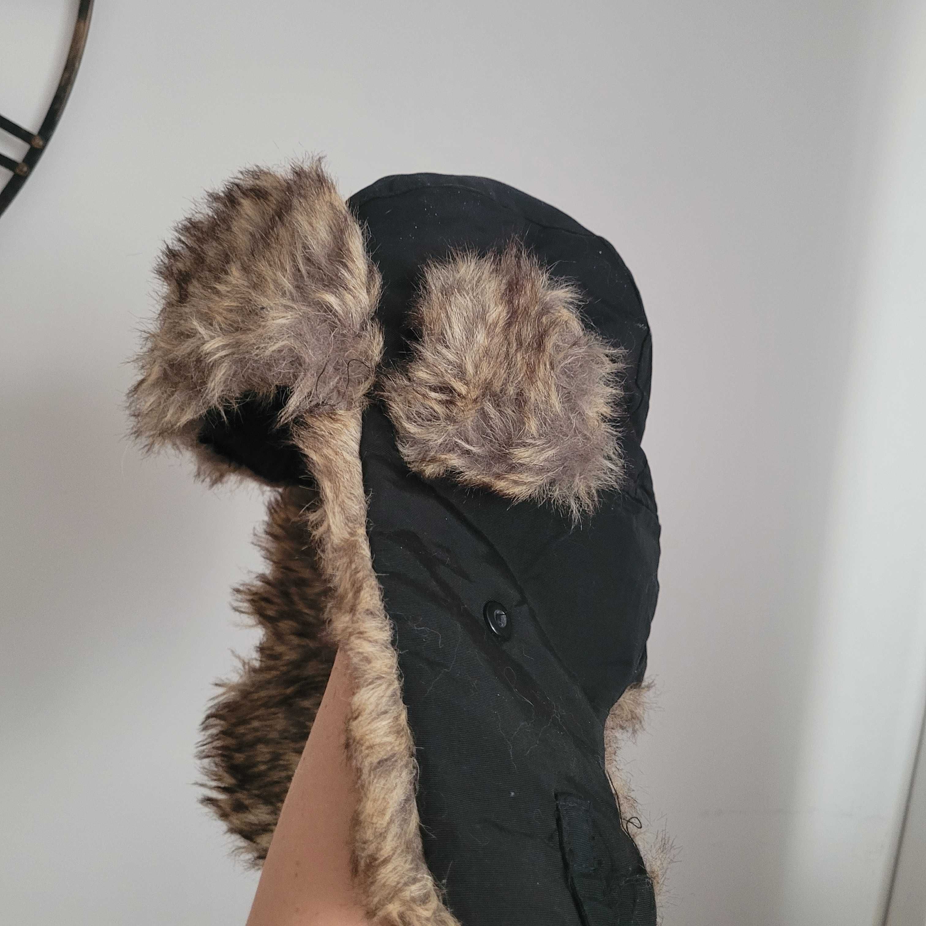 Czapka uszatka, ciepła, czapka zimowa, czapka na uszy