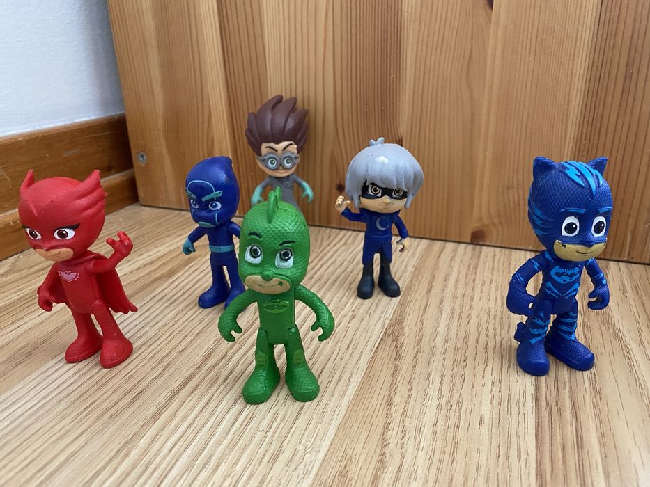 Conjunto de 6 Figura PJ Masks - serie Disney