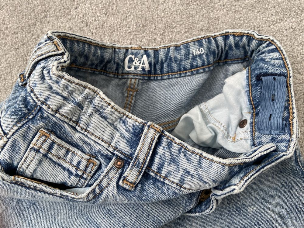 Spodnie jeansowe dziewczęce C&A rozmiar 140 j.nowe