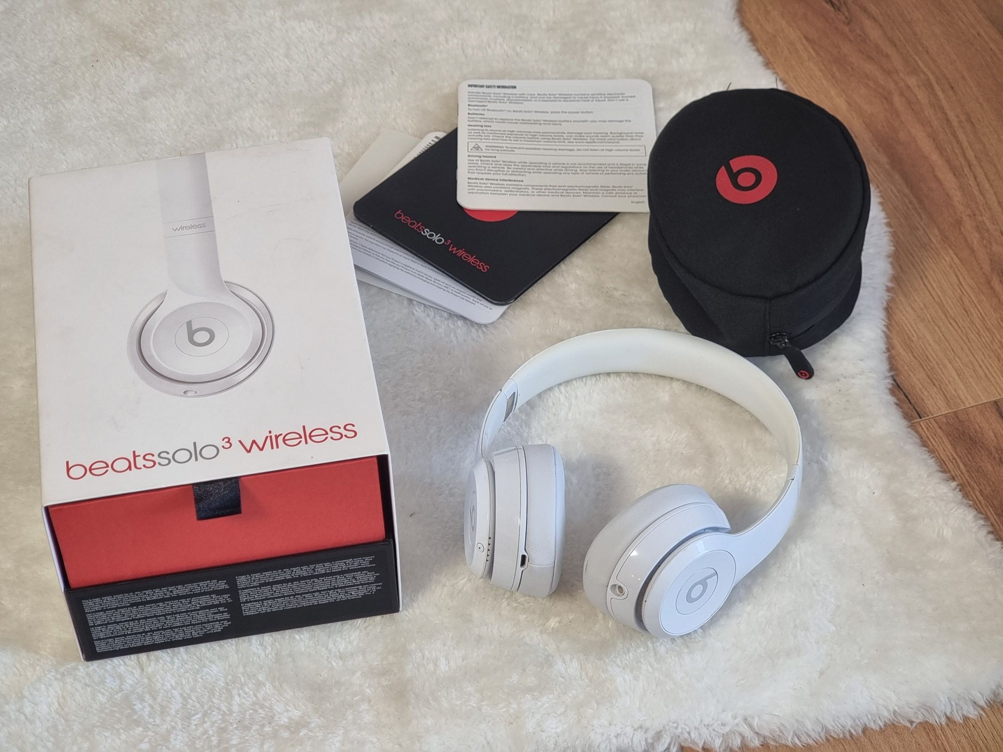 Beats Solo 3 Wireless White słuchawki bezprzewodowe by Dr Dre białe