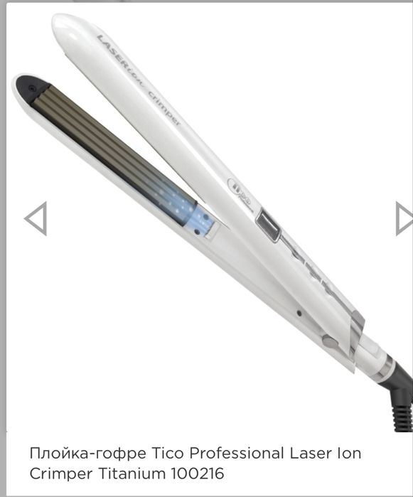 Плойка-гофре Tico Professional Laser Ion Crimper Titanium 100216