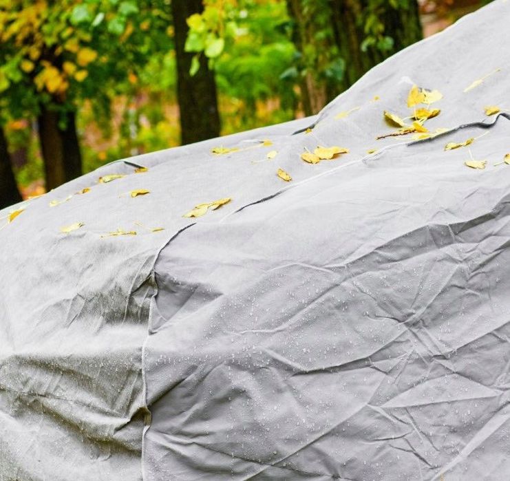 Mocny Duży Pokrowiec Wodoodporny Peva Plandeka Zimę Samochód Xl Suv fv