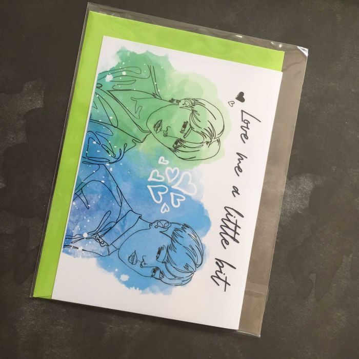 Kartka okolicznościowa urodzinowa na prezent Shownu X Hyungwon kpop