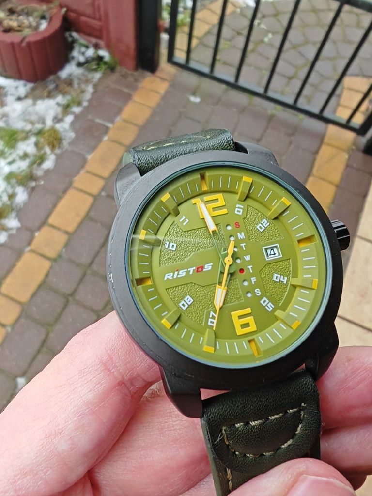 Zegarek Ristos zielony
