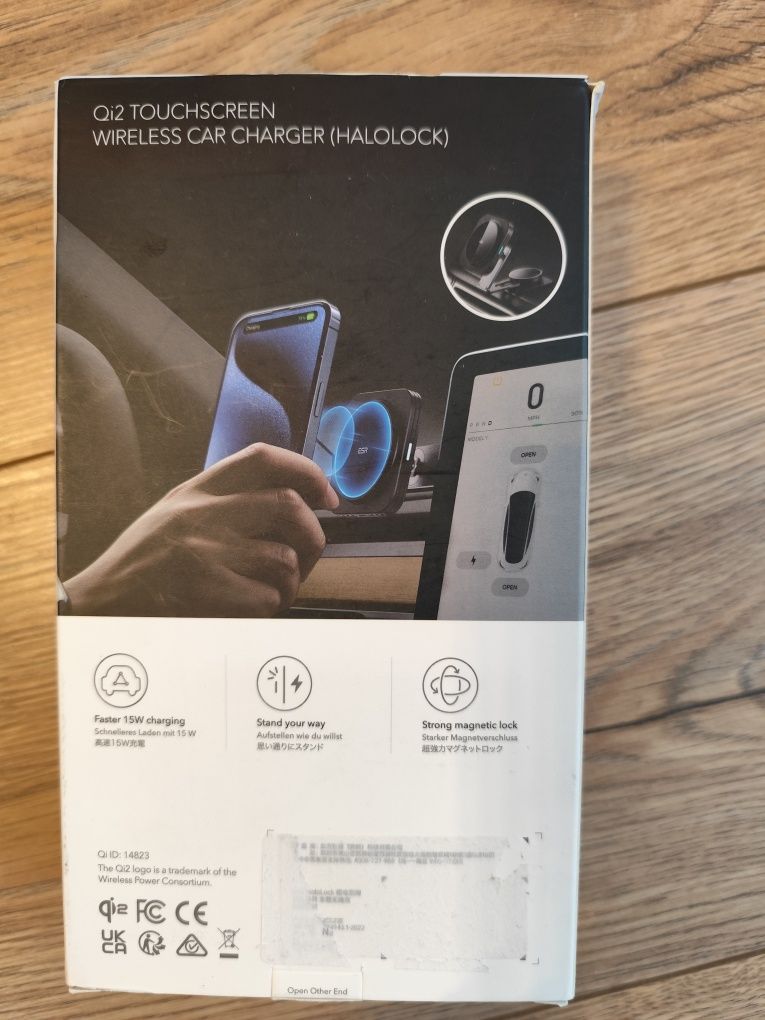 Uchwyt na telefon ESR HaloLock QI2 15W Czarny