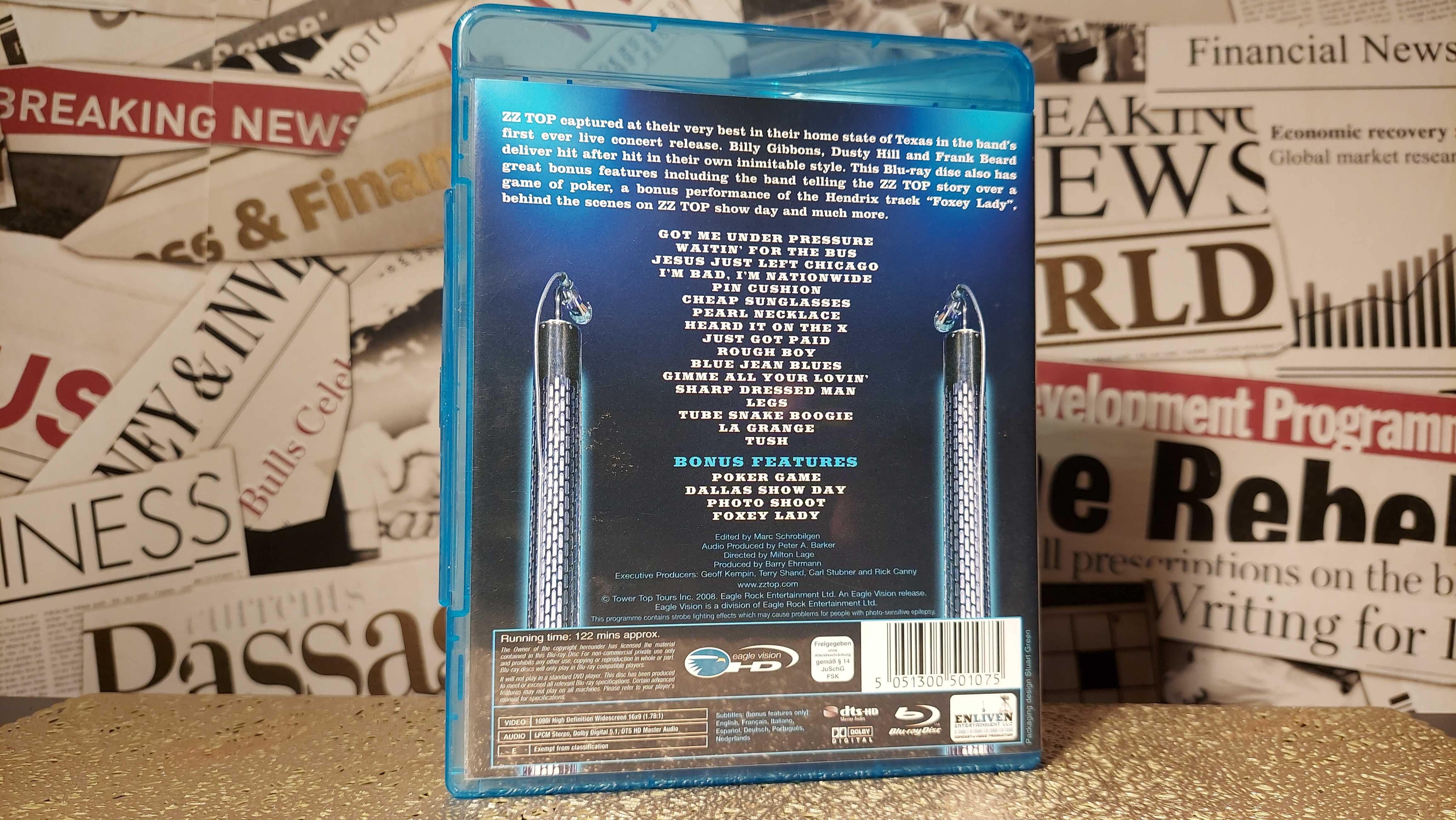 ZZ Top - Live From Texas Koncert na płycie Blu-ray